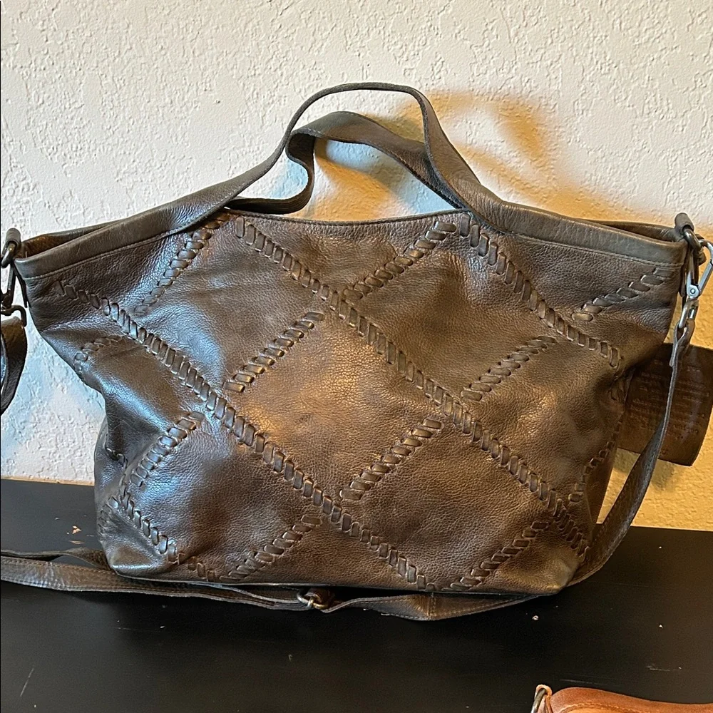 Latico Leathers Van Tote Bag in Olive - Picture 1 of 8